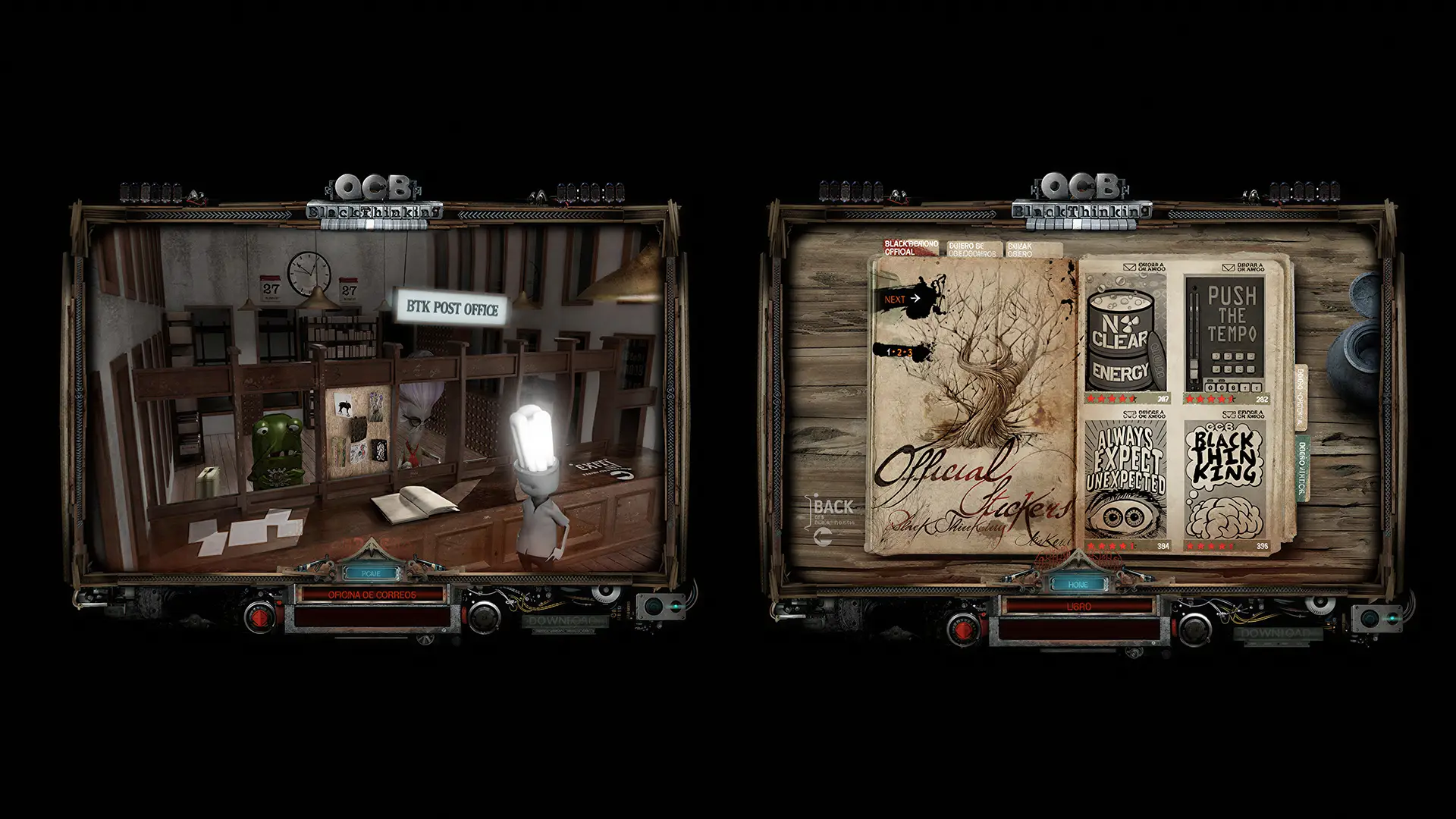 Web para OCB Blackthinking, 2010