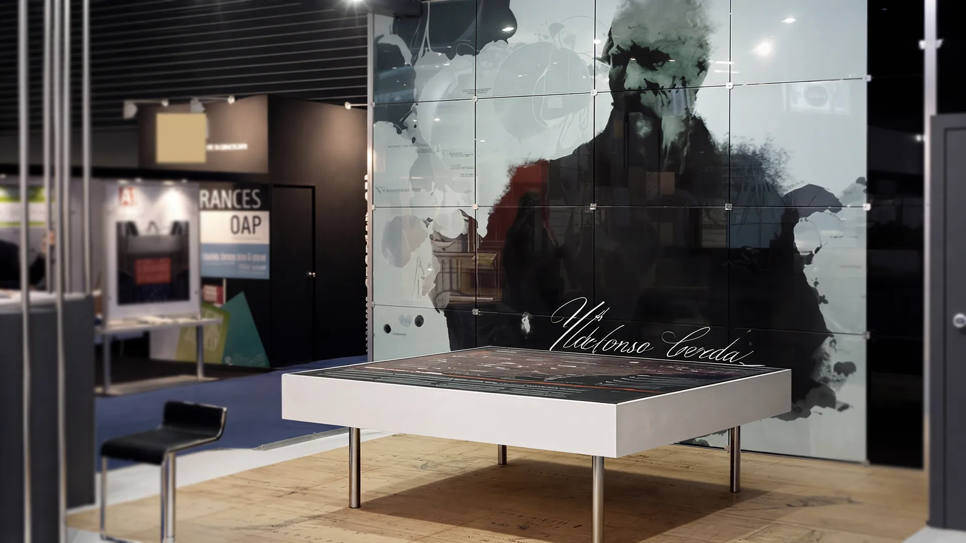 Instalación Ilustrada para Col·legi d’arquitectes de Catalunya Any Cerdà, 2009