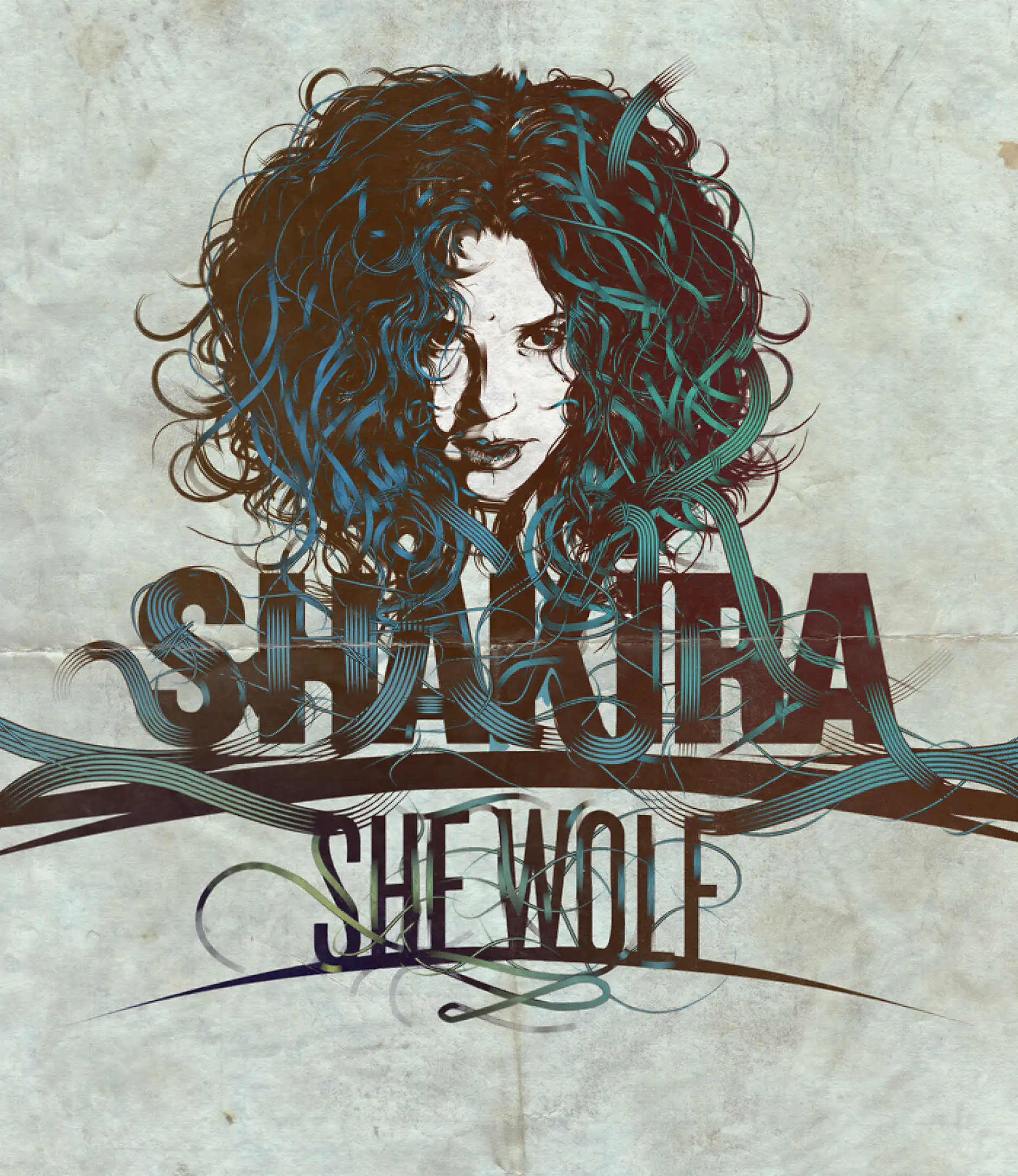 Identidad Visual para Shakira, 'She Wolf', 2009