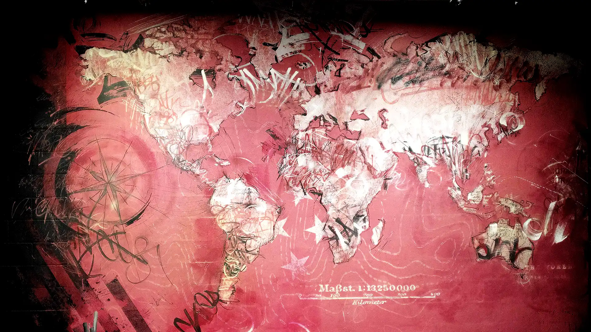 Experiencia Inmersiva y Pintura mural para el Atlético de Madrid Museo, 2019