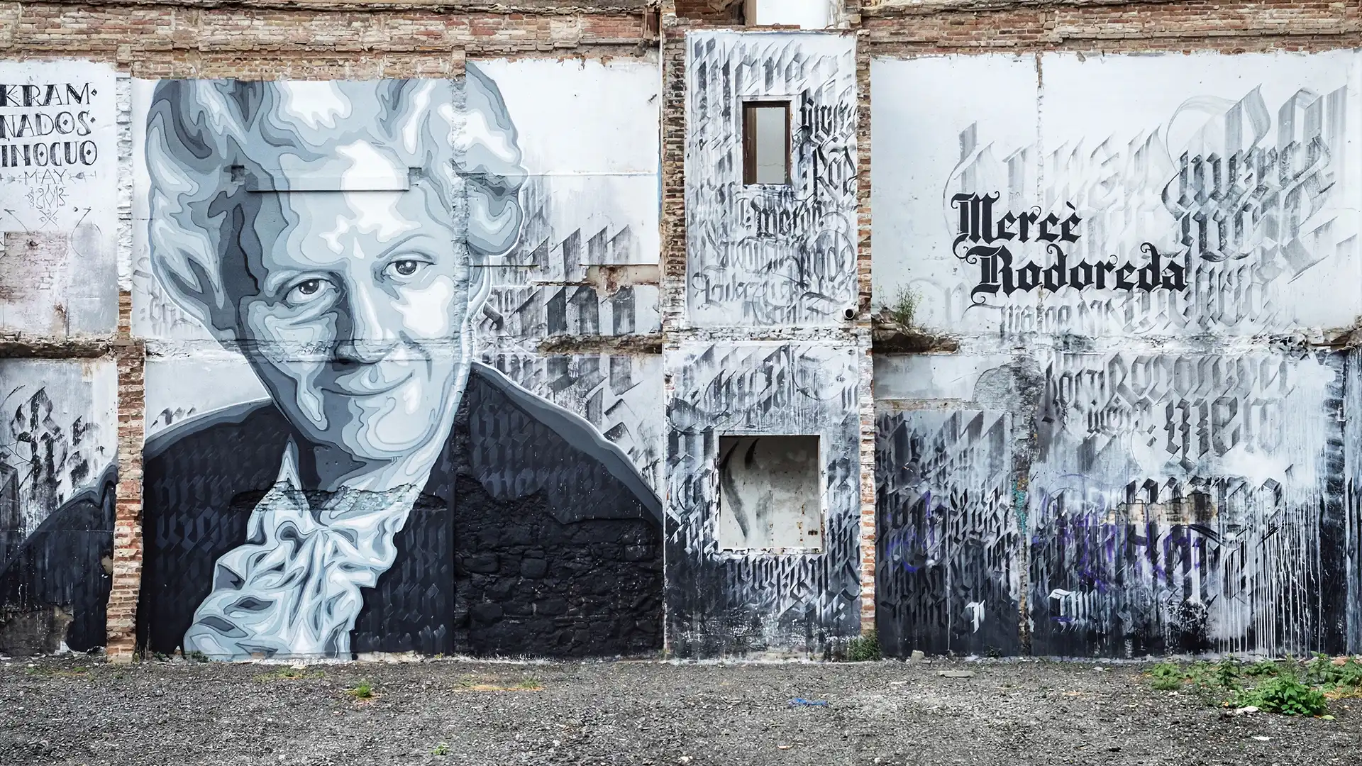 Pintura mural para Ajuntament de Barcelona BCNWALLWRITERS, 2013