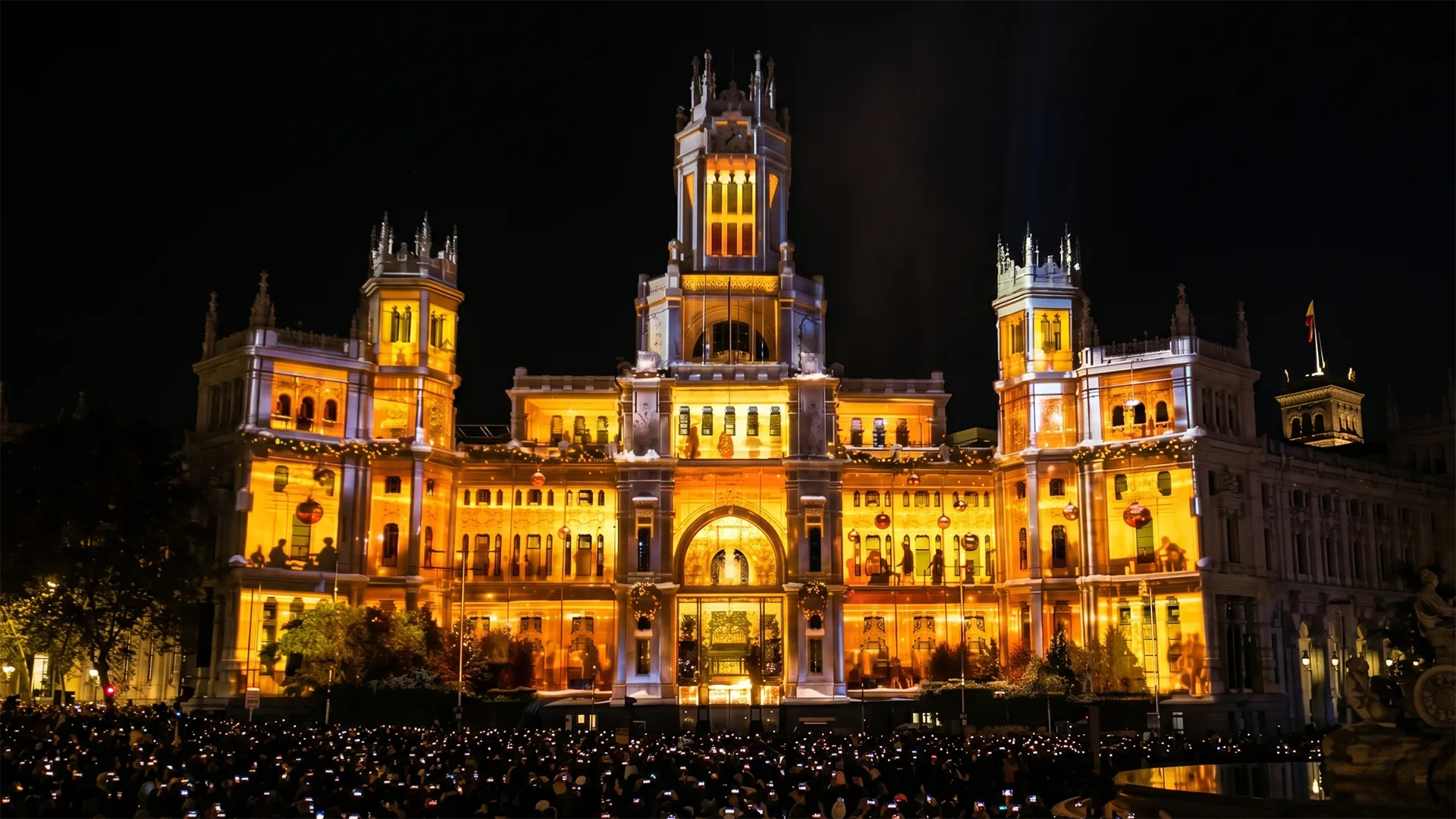 Mapping para el Ayuntamiento de Madrid, Navidad, 2025
