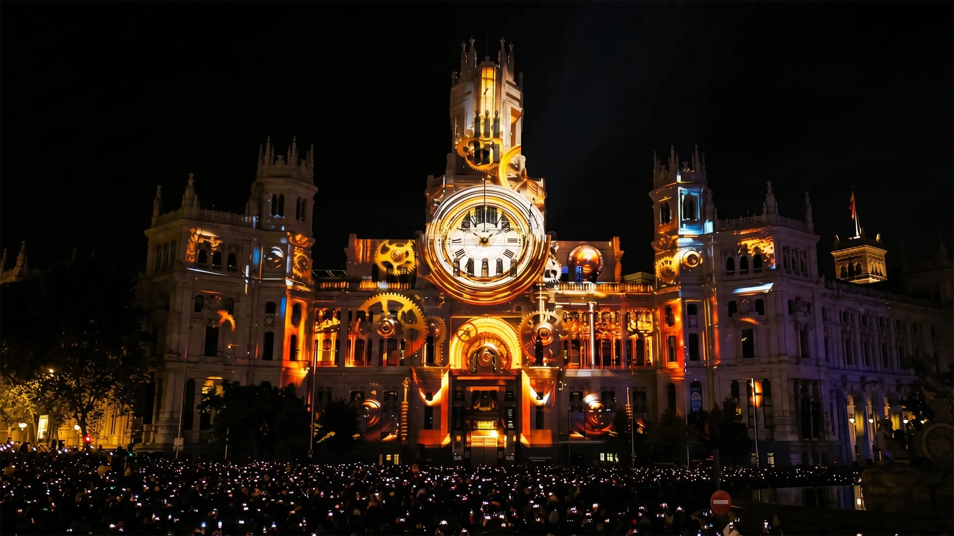 Mapping para el Ayuntamiento de Madrid, Navidad, 2025