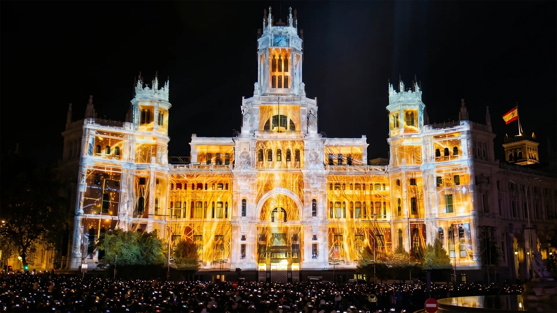 Mapping para el Ayuntamiento de Madrid, Navidad, 2025
