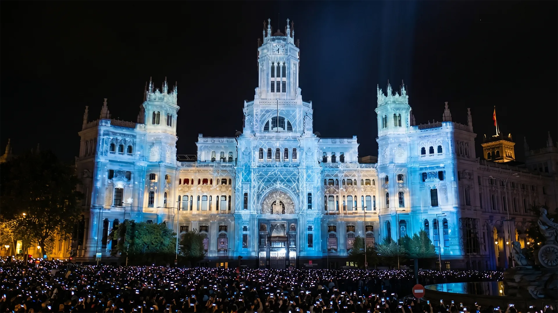 Mapping para el Ayuntamiento de Madrid, Navidad, 2025