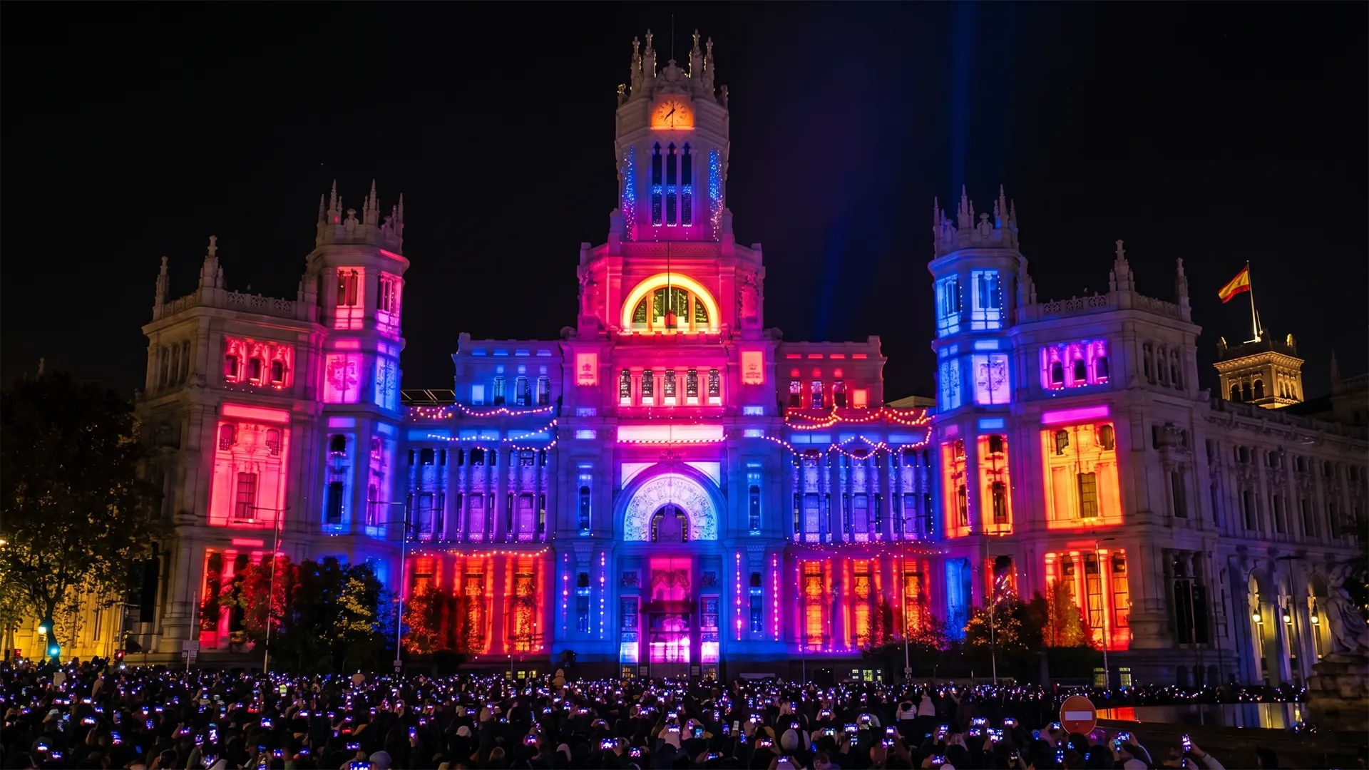 Mapping para el Ayuntamiento de Madrid, Navidad, 2025