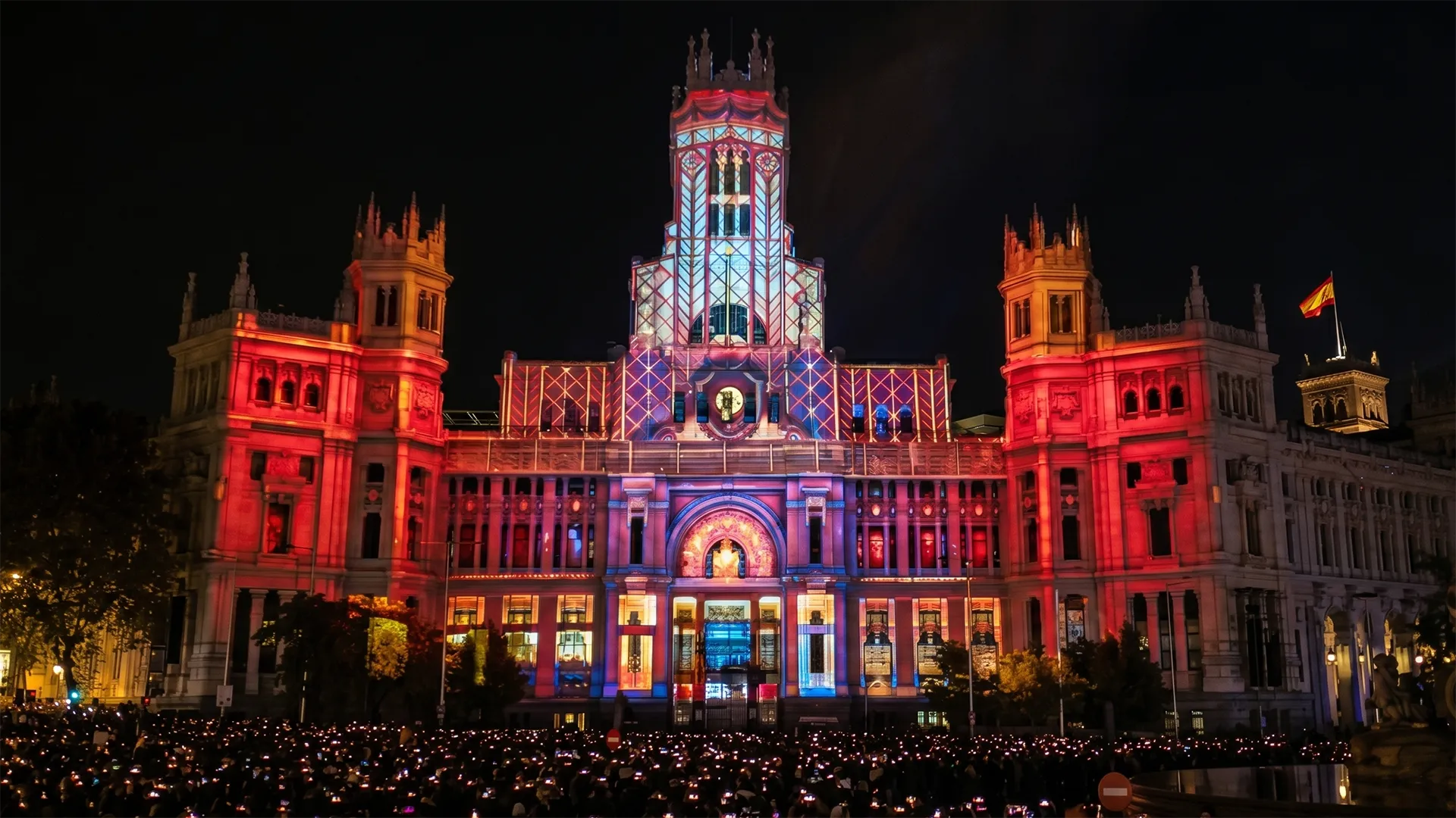 Mapping para el Ayuntamiento de Madrid, Navidad, 2025