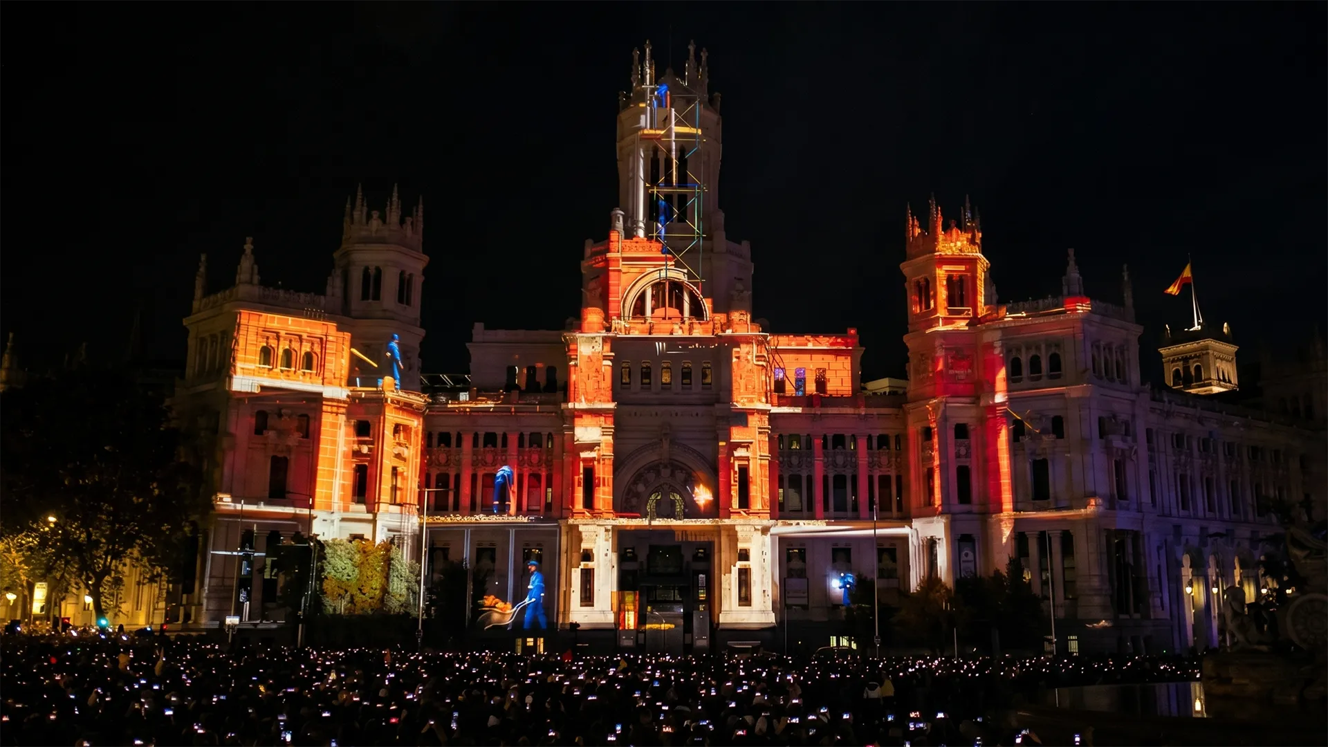 Mapping para el Ayuntamiento de Madrid, Navidad, 2025