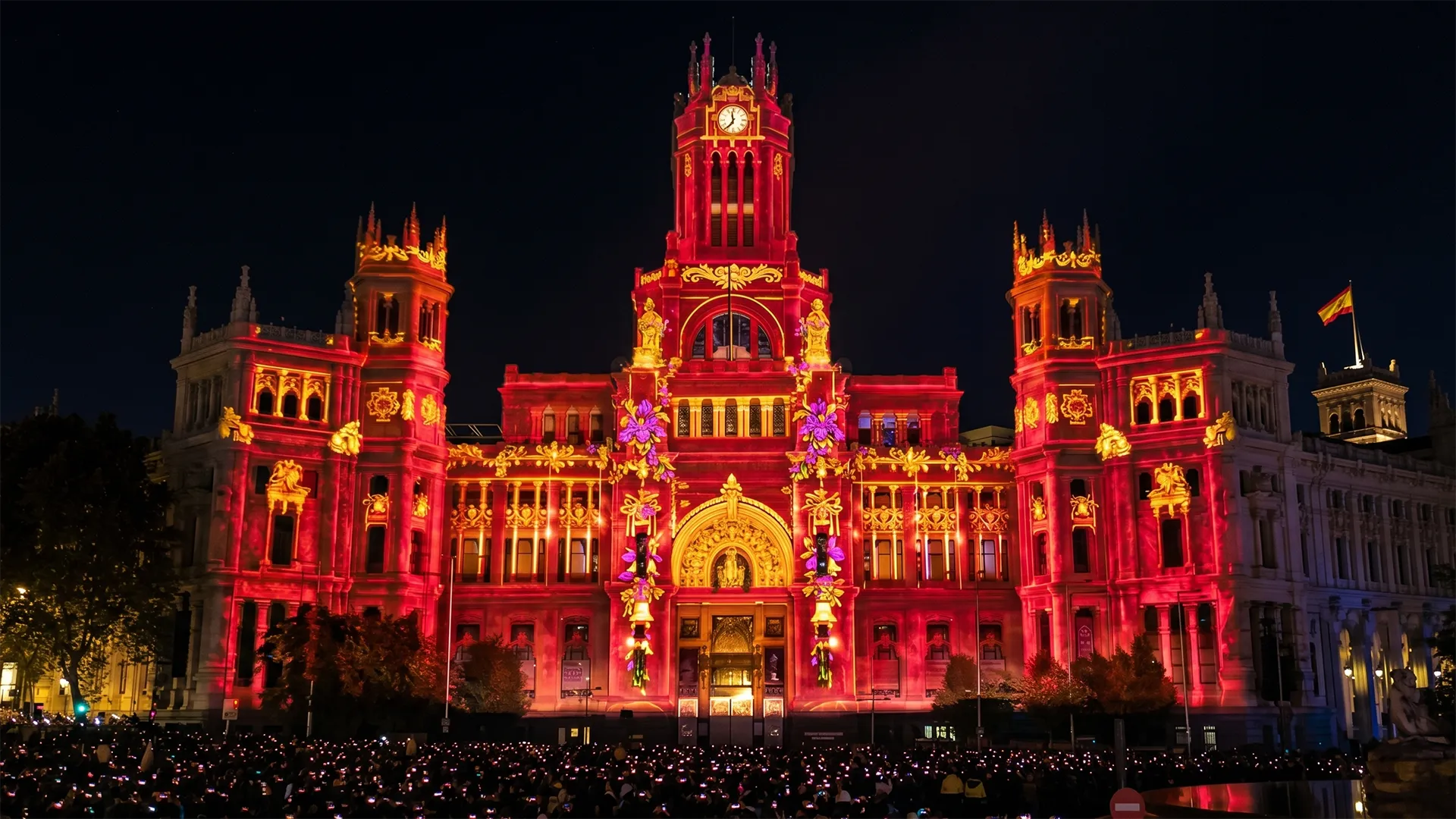 Mapping para el Ayuntamiento de Madrid, Navidad, 2025
