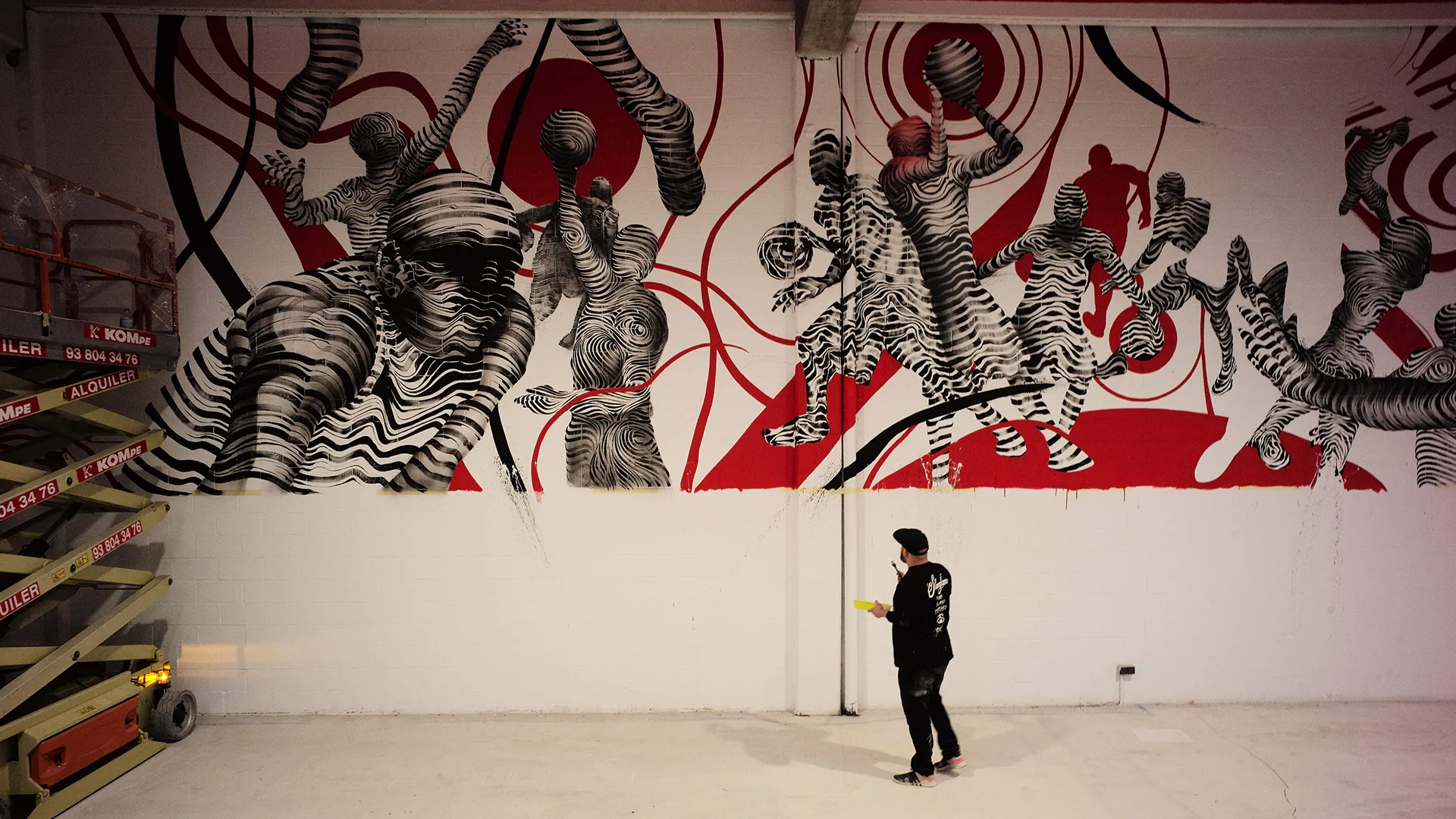 Identidad integral, campaña, interiorismo y pintura mural para Ricky Rubio Next MVP, 2020