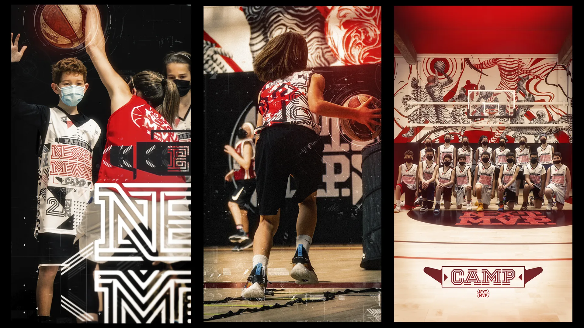 Identidad integral, campaña, interiorismo y pintura mural para Ricky Rubio Next MVP, 2020