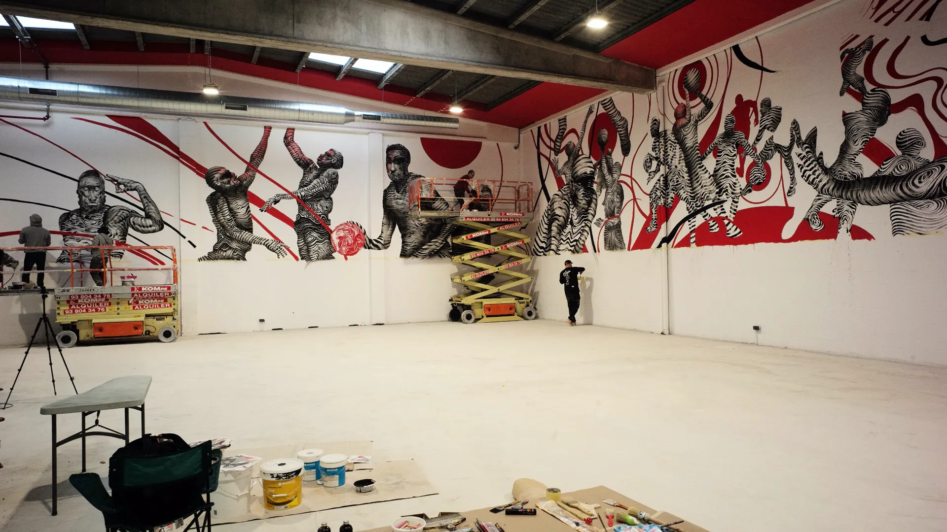 Identidad integral, campaña, interiorismo y pintura mural para Ricky Rubio Next MVP, 2020