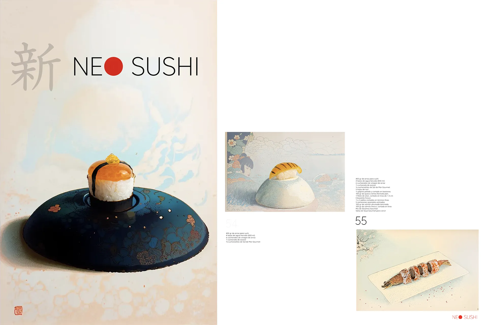 Libro para Ferran Adrià y Albert Raurich NeoSushi, 2025