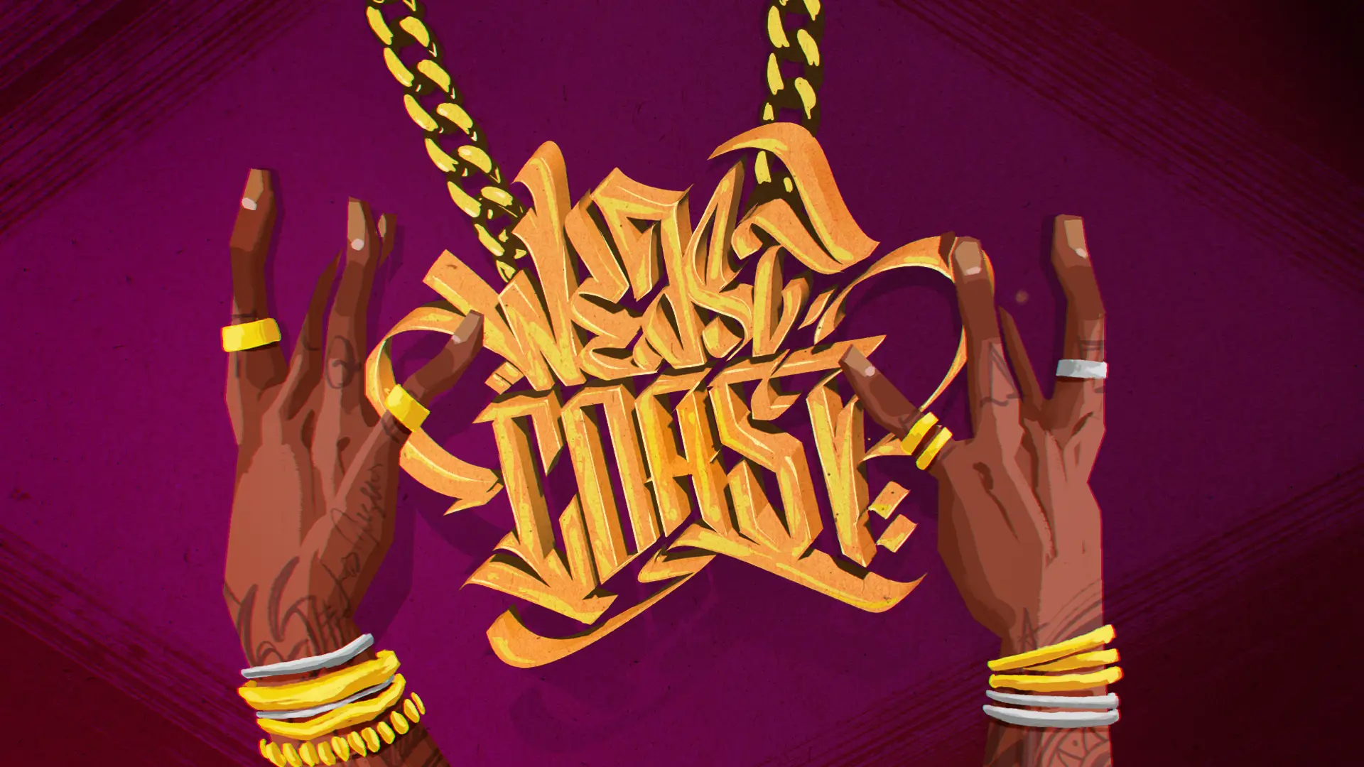 Identidad visual para AUDIBLE Amazon USA, 50 aniversario Hip Hop, 2024