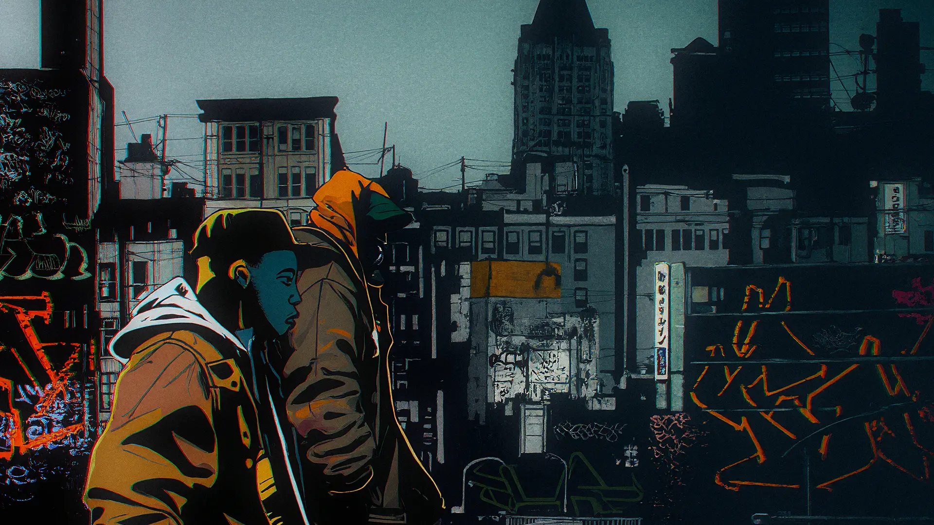 Identidad visual para AUDIBLE Amazon USA, 50 aniversario Hip Hop, 2024