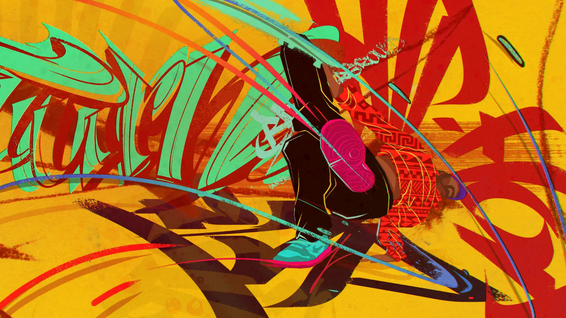 Identidad visual para AUDIBLE Amazon USA, 50 aniversario Hip Hop, 2024