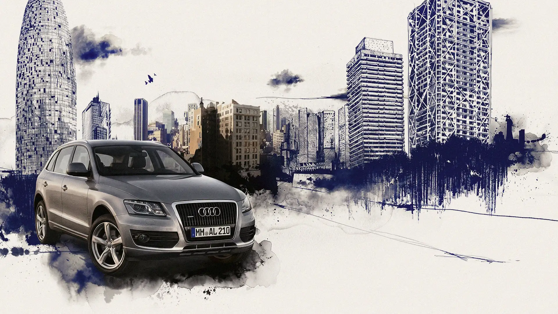 Key Visuals para Audi Q3, 2010