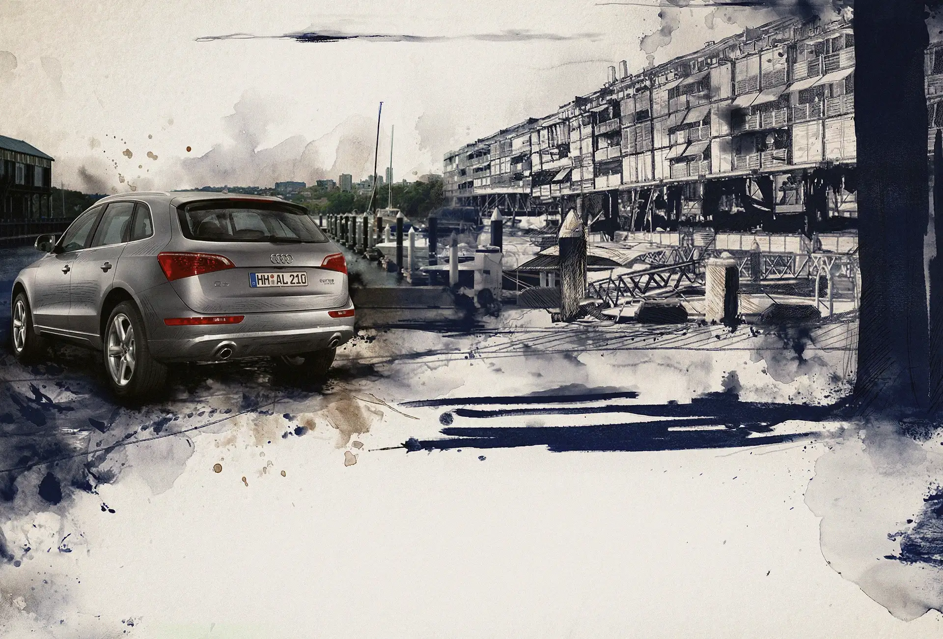 Key Visuals para Audi Q3, 2010