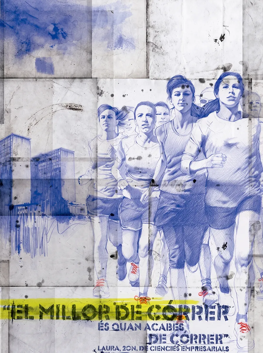 Key visuals para Nike Running, 2011