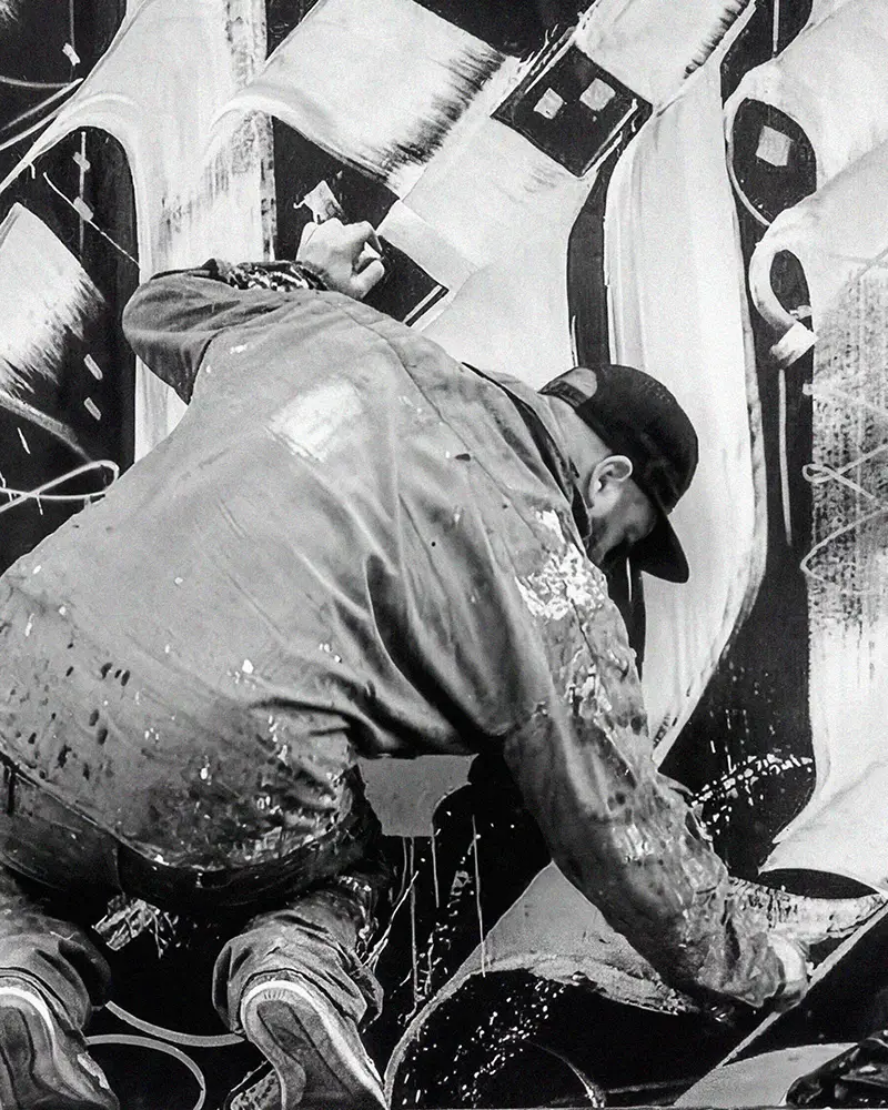 Live painting & Pintura mural para VICCC JAM Capital de la Cultura Catalana, 2016