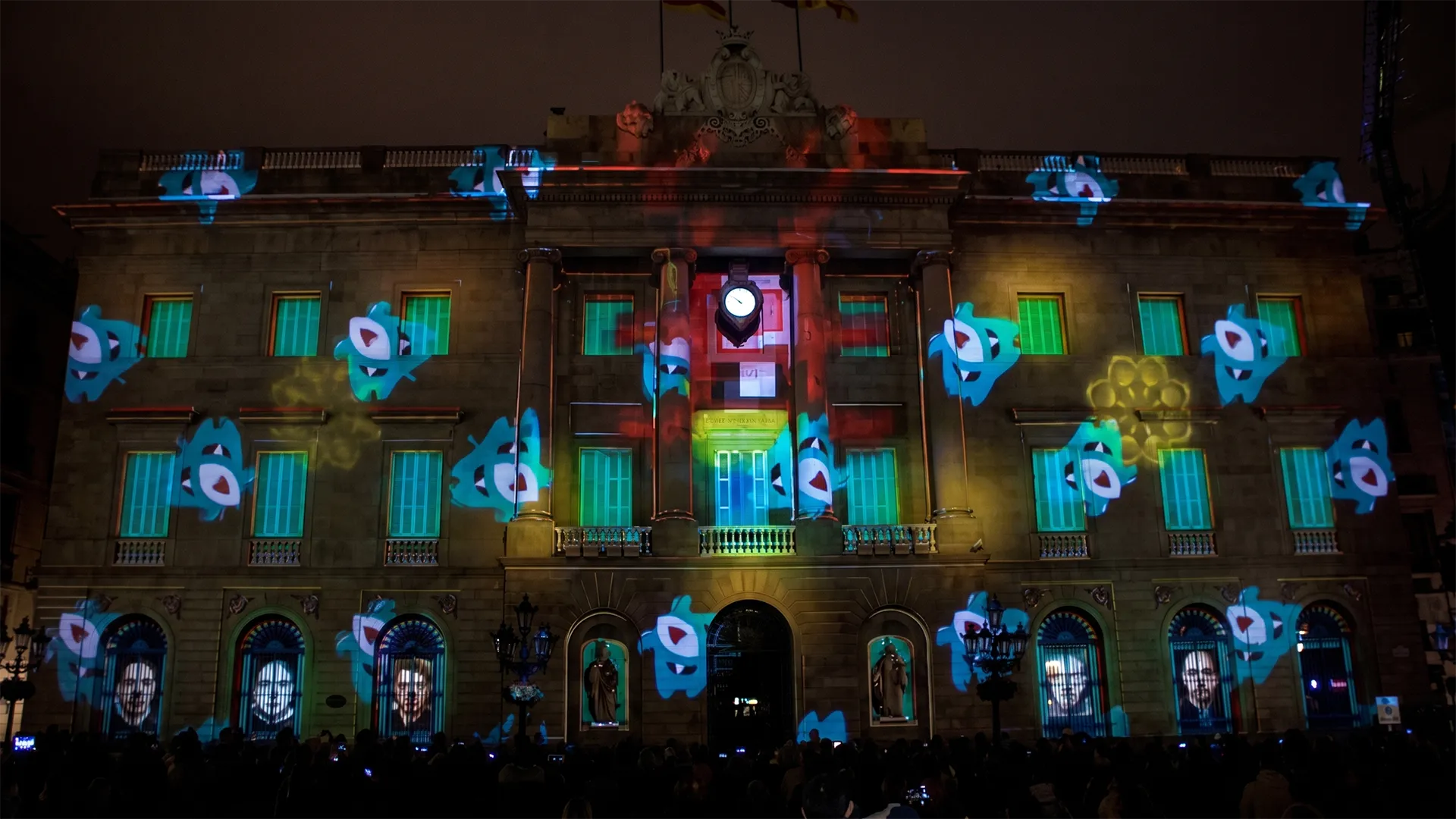 Mapping para Ajuntament de Barcelona, Festes de la Mercè, 2015