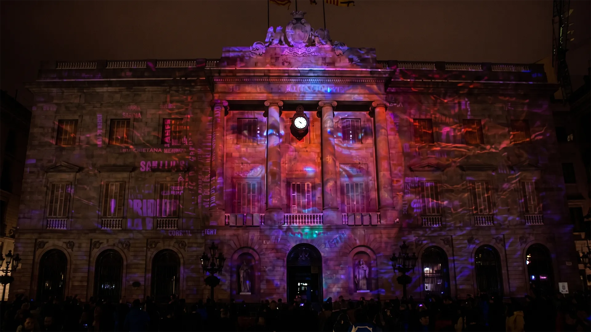 Mapping para Ajuntament de Barcelona, Festes de la Mercè, 2015