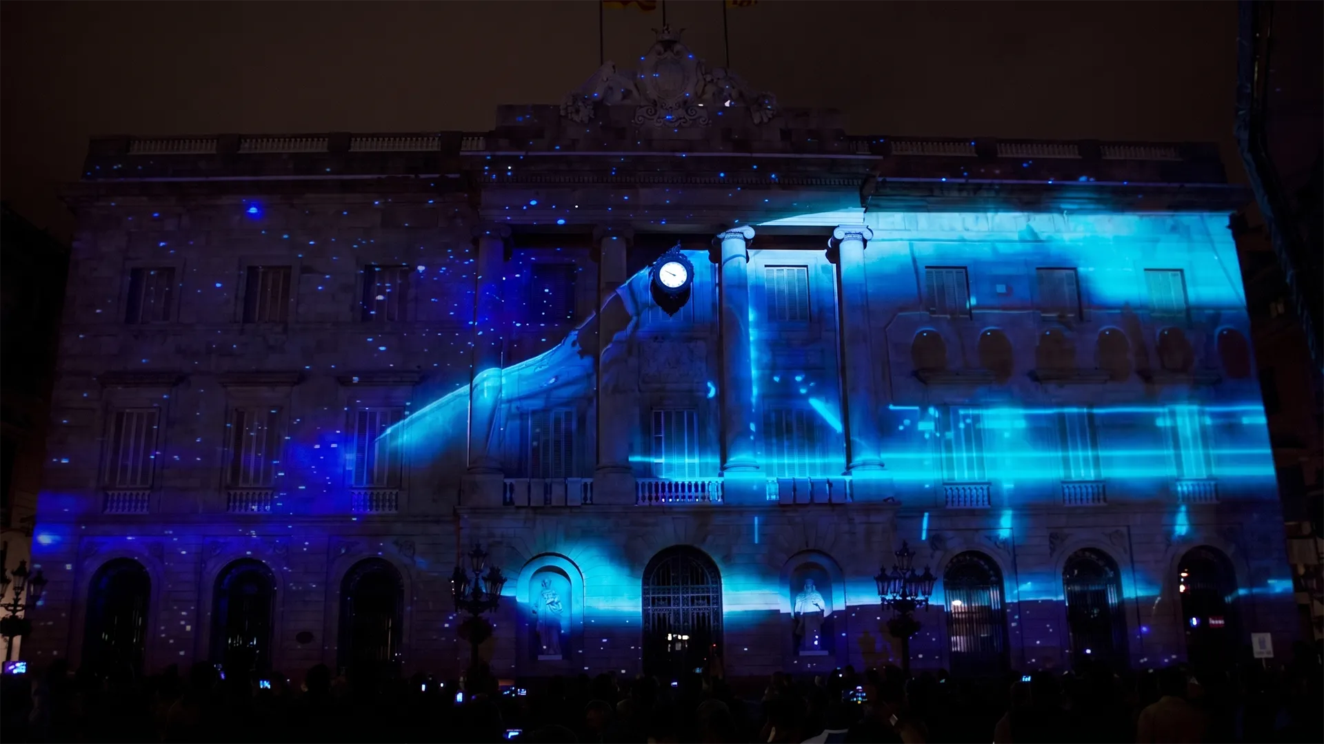 Mapping para Ajuntament de Barcelona, Festes de la Mercè, 2015