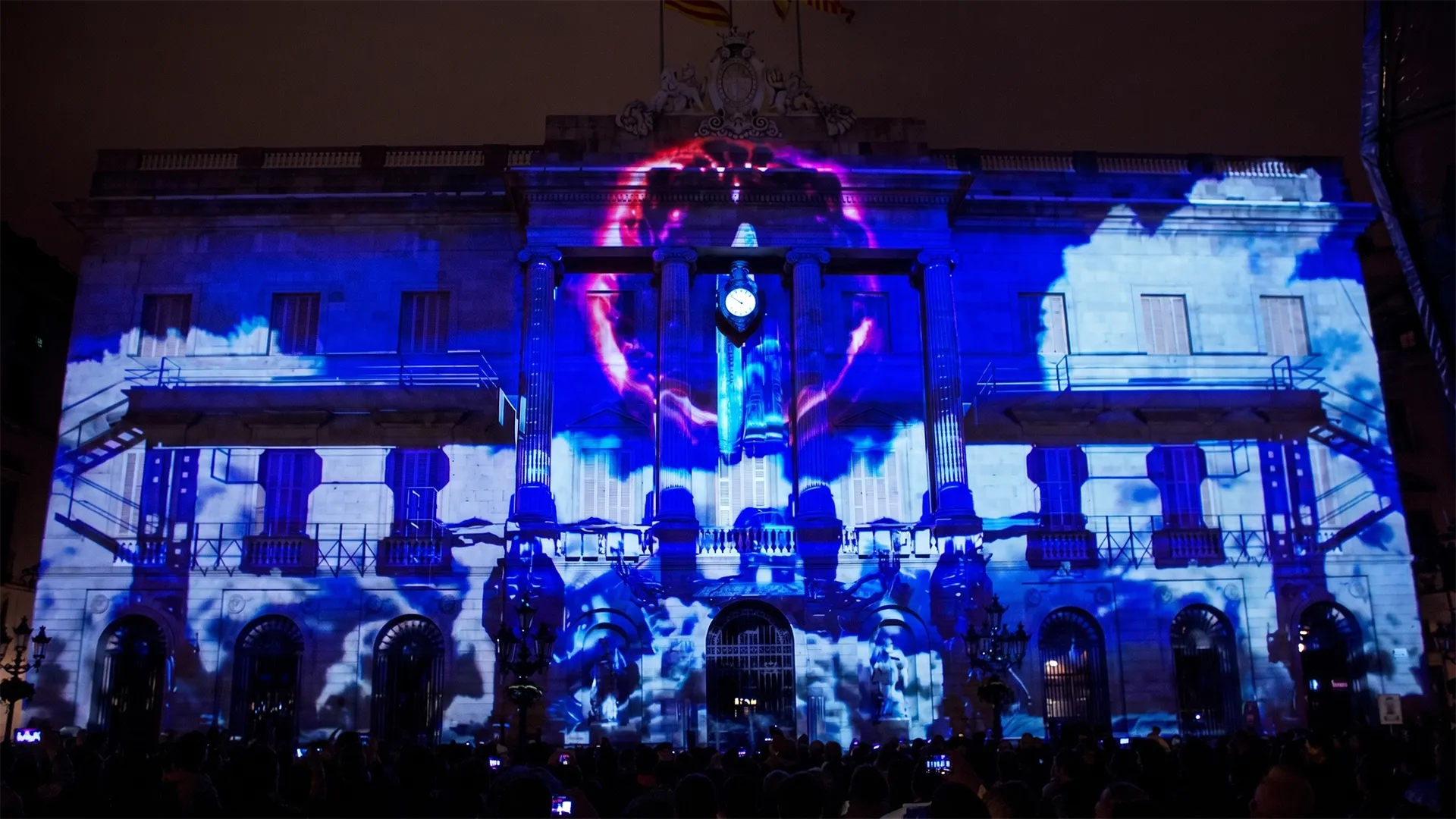 Mapping para Ajuntament de Barcelona, Festes de la Mercè, 2015