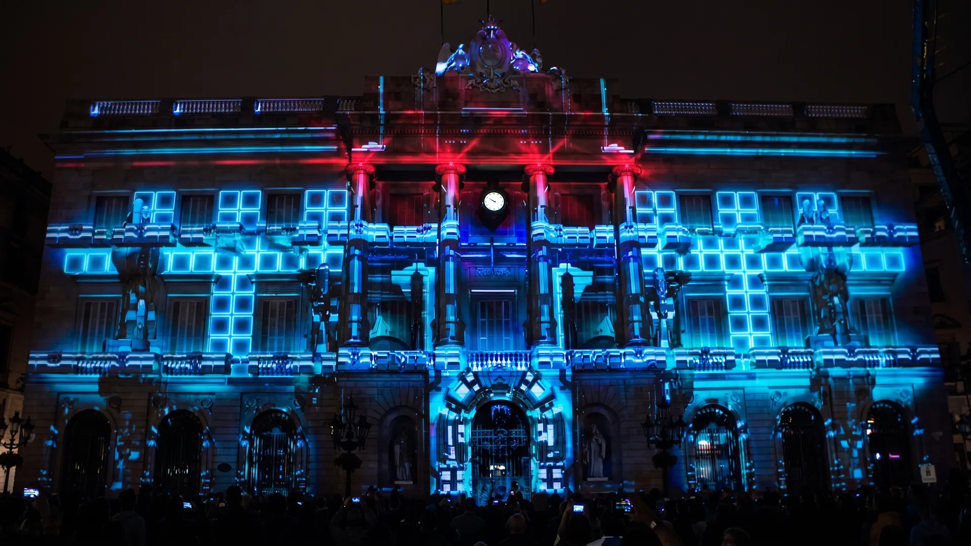Mapping para Ajuntament de Barcelona, Festes de la Mercè, 2015