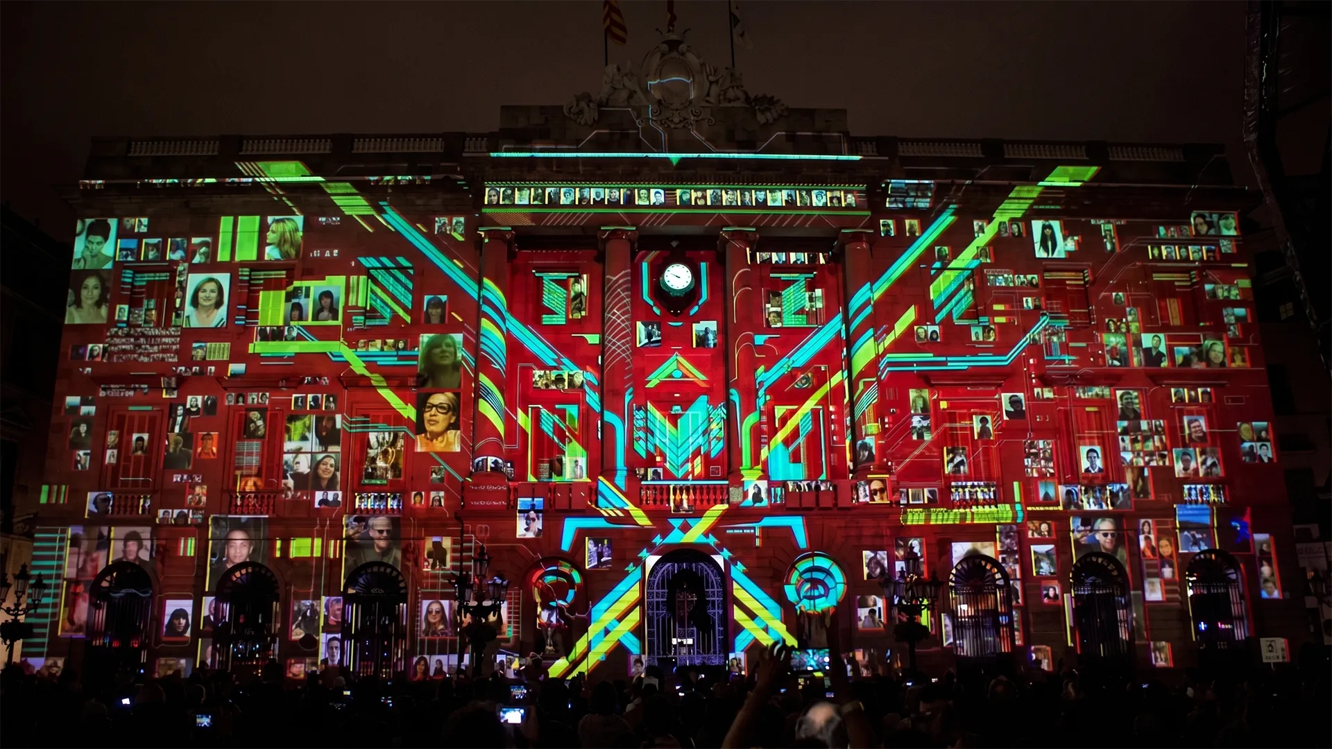 Mapping para Ajuntament de Barcelona, Festes de la Mercè, 2015