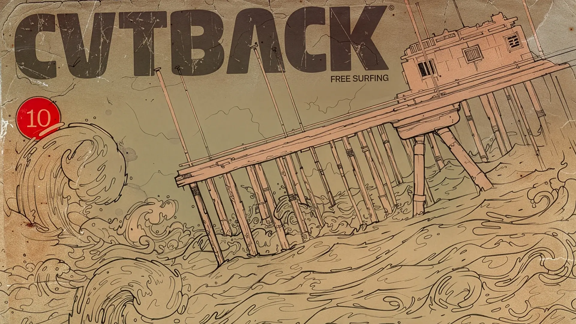 Portada revista para Cutback, Homenaje Katsushika Hokusai, 2010