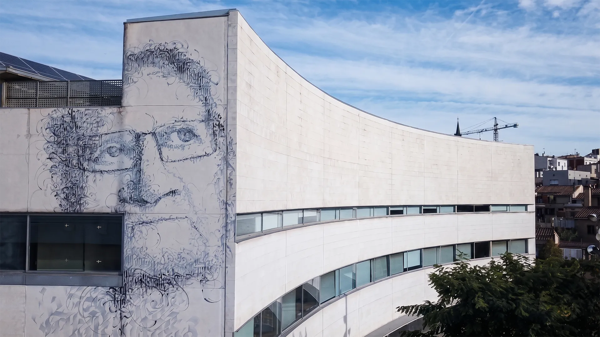 Pintura mural para CORE FESTIVAL, Homenaje Màrius Sampere, 2019