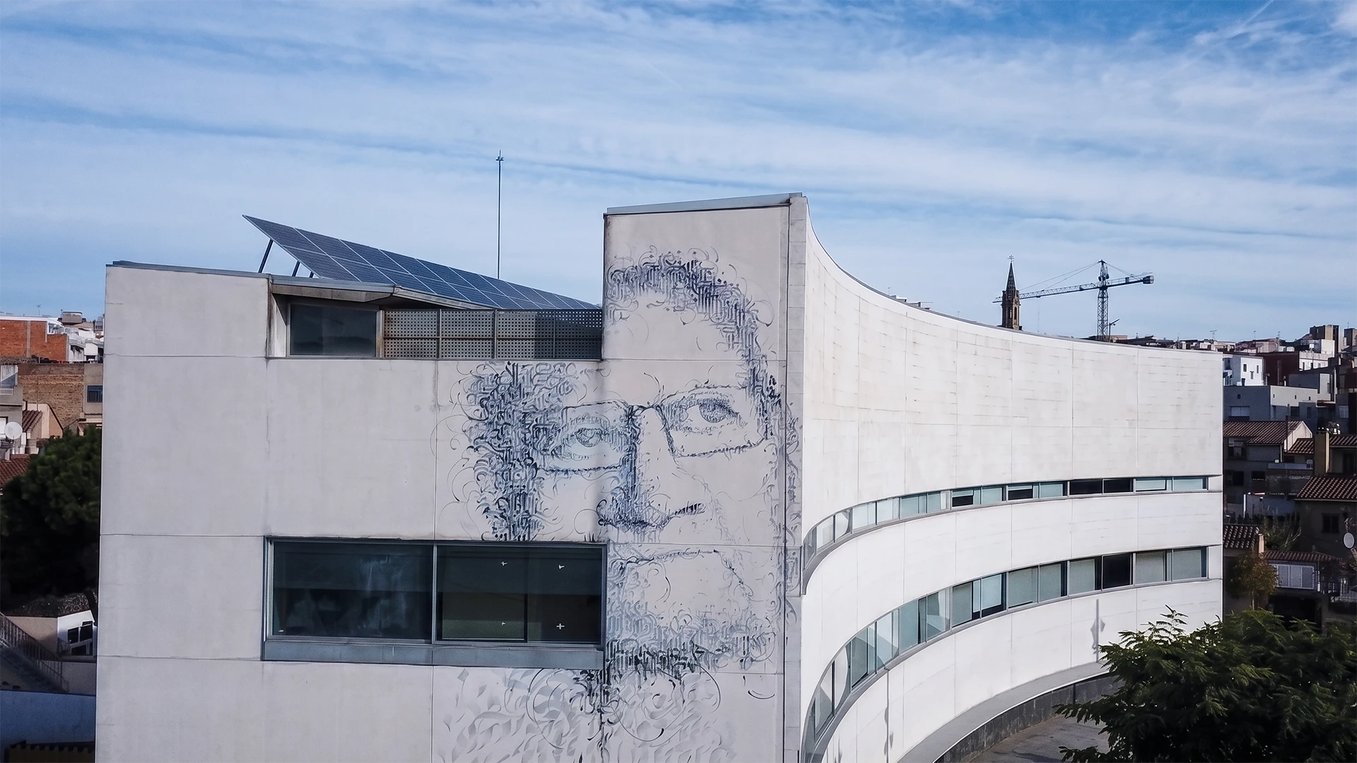 Pintura mural para CORE FESTIVAL, Homenaje Màrius Sampere, 2019