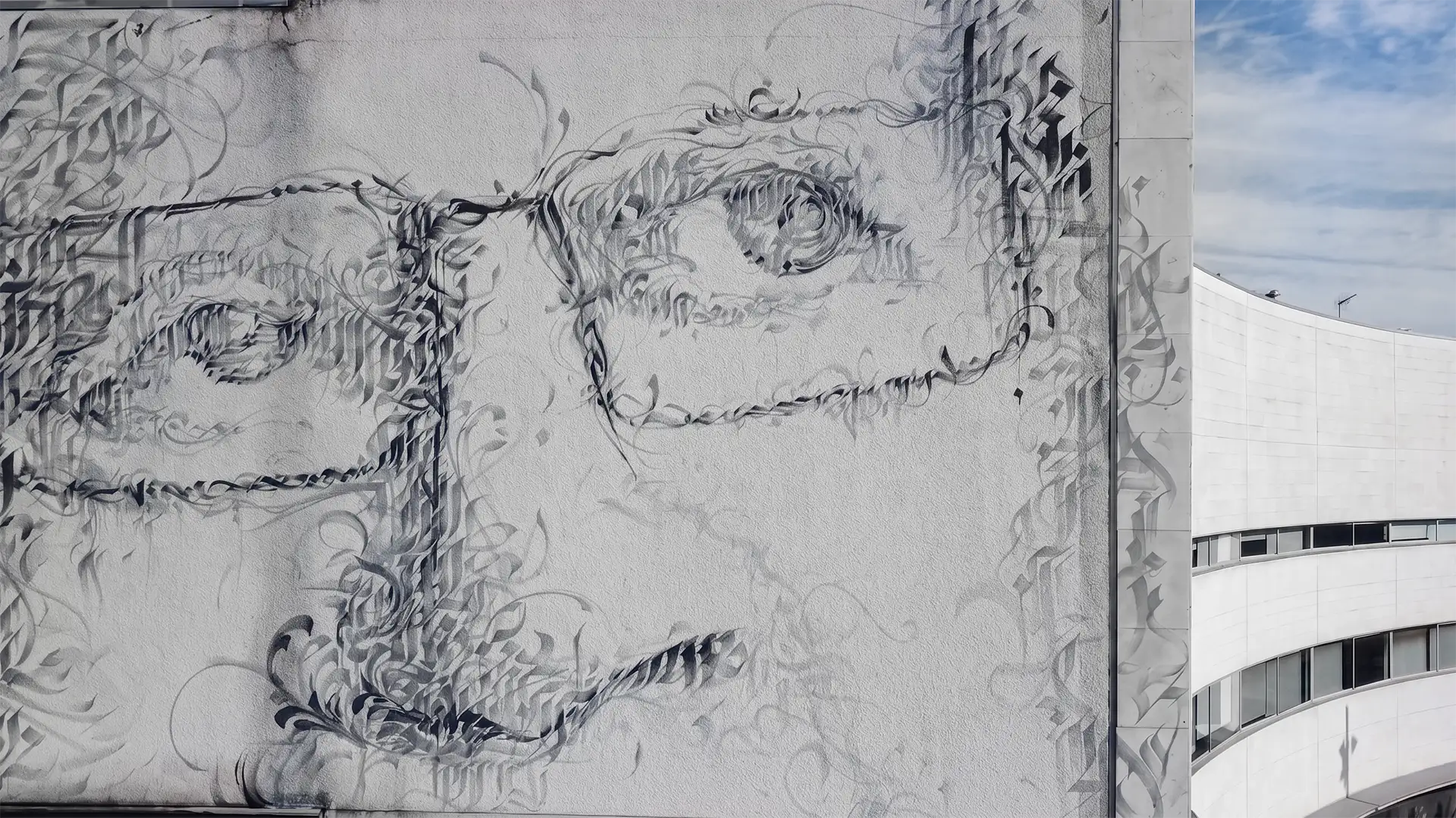 Pintura mural para CORE FESTIVAL, Homenaje Màrius Sampere, 2019