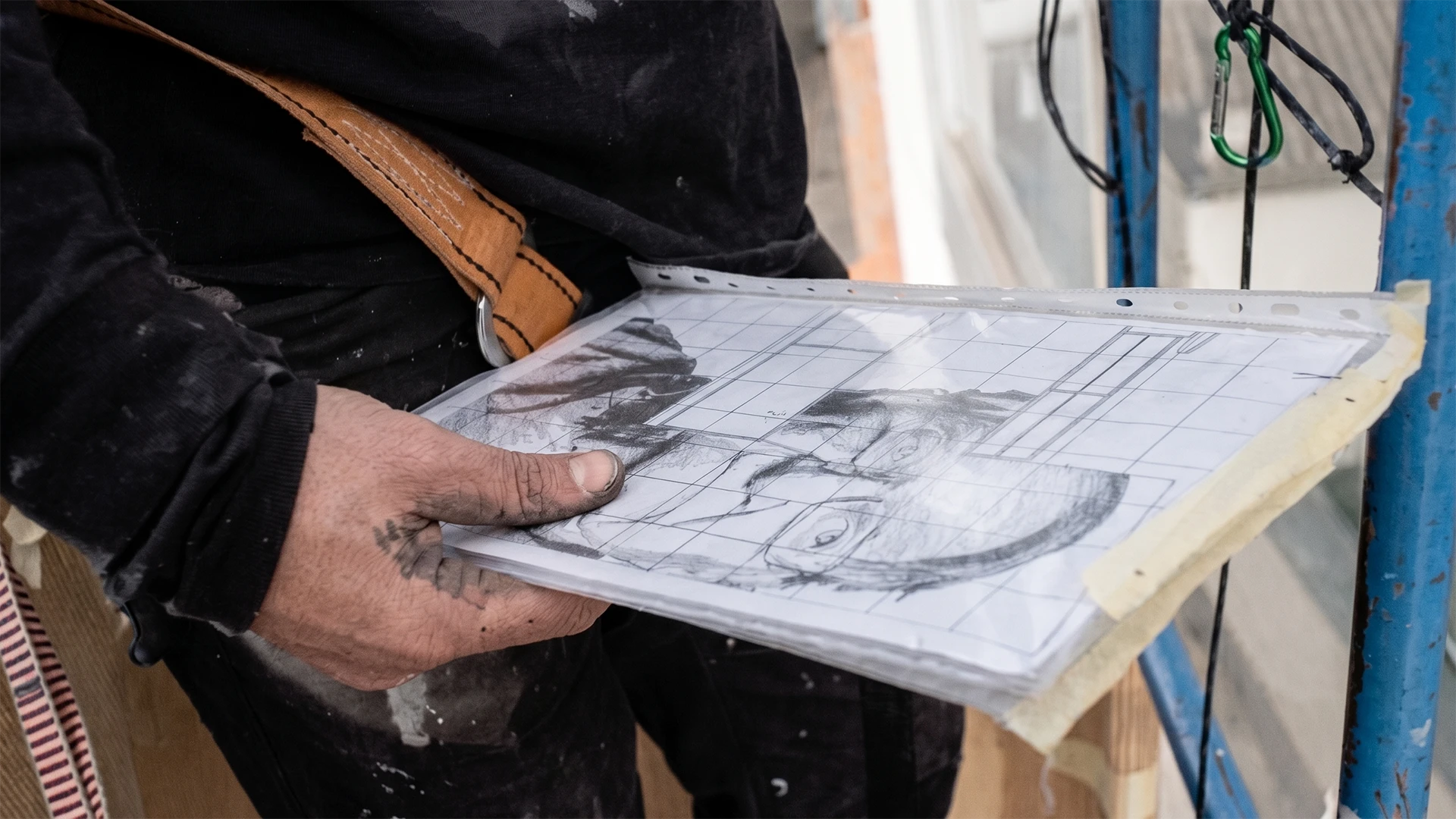 Pintura mural para CORE FESTIVAL, Homenaje Màrius Sampere, 2019