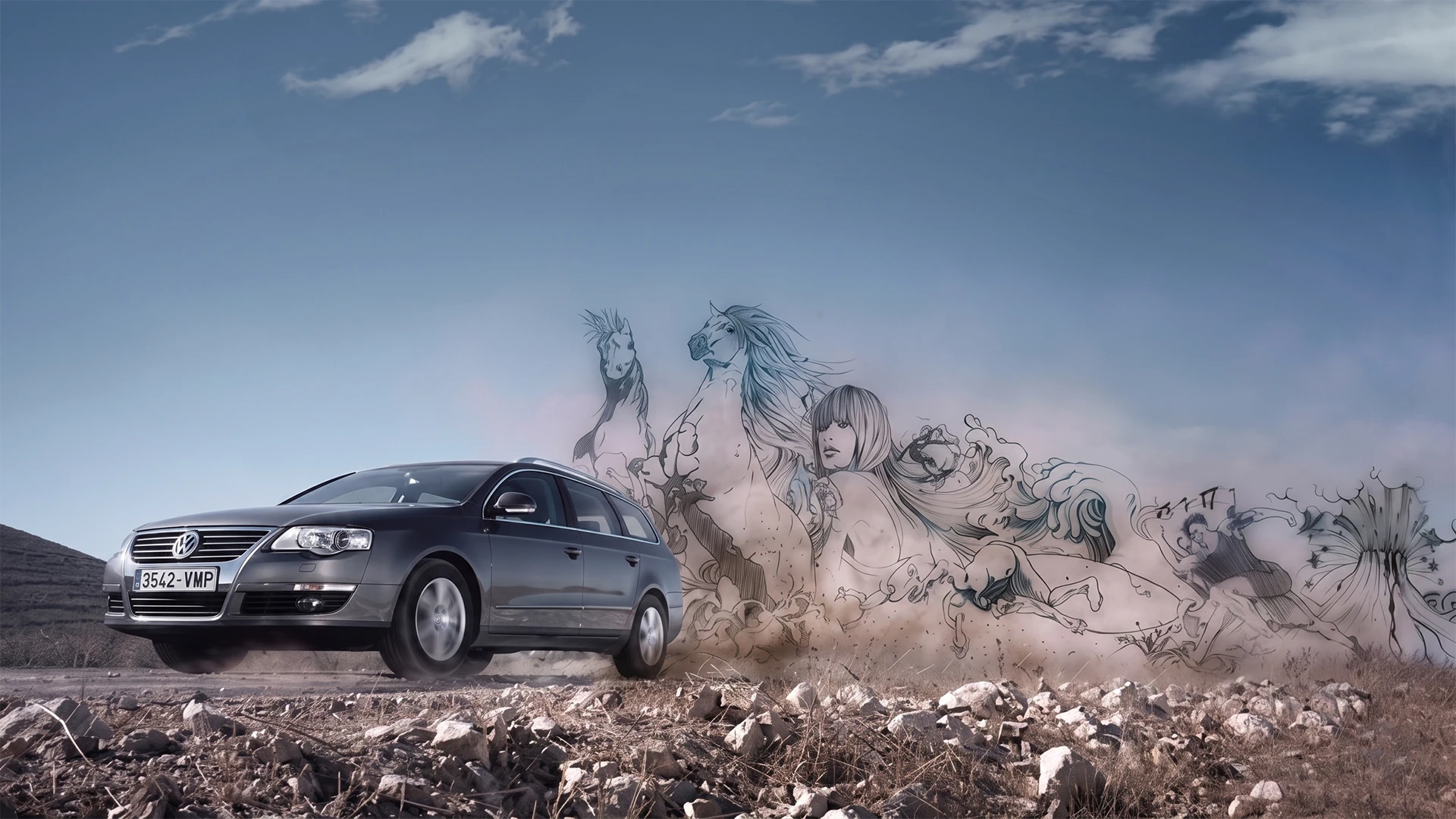 Key Visuals para Volkswagen Passat, 2012