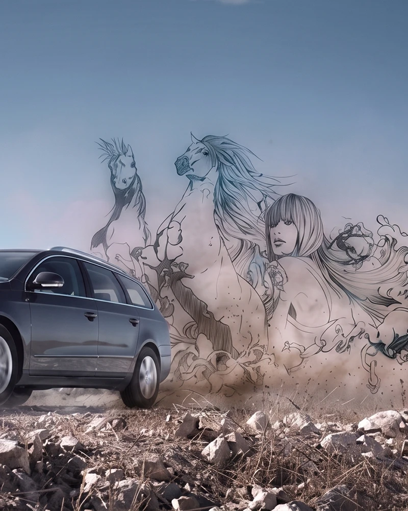 Key Visuals para Volkswagen Passat, 2012