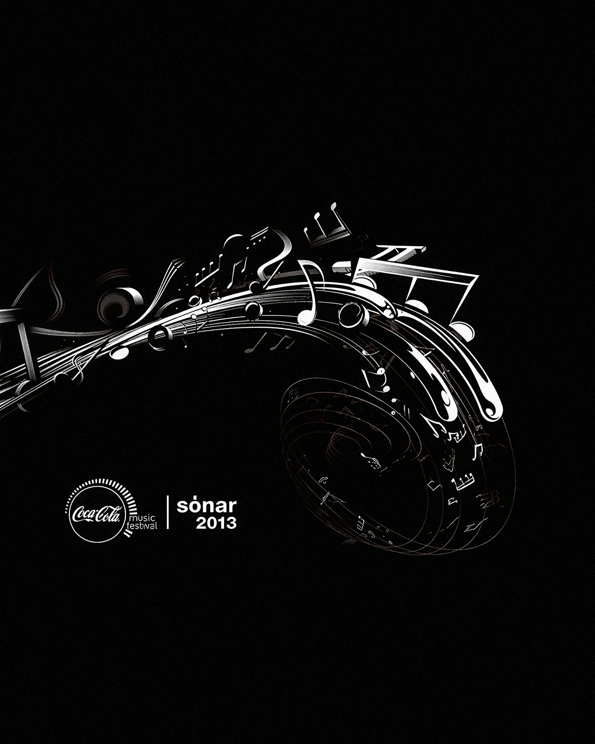 Identidad visual para Coca-Cola Music, Sónar 2013