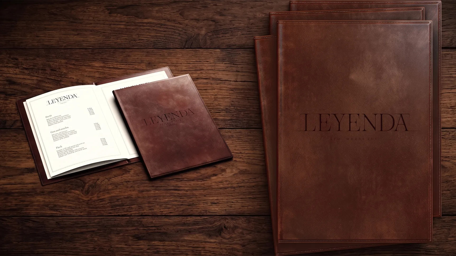 Identidad visual, aplicaciones restauración y diseño de interiores para el restaurante Leyenda de Leo Messi, 2021