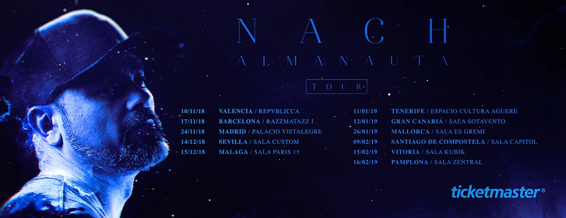 Campaña 360º & Packaging LP para Nach Almanauta (LP + Tour), 2018