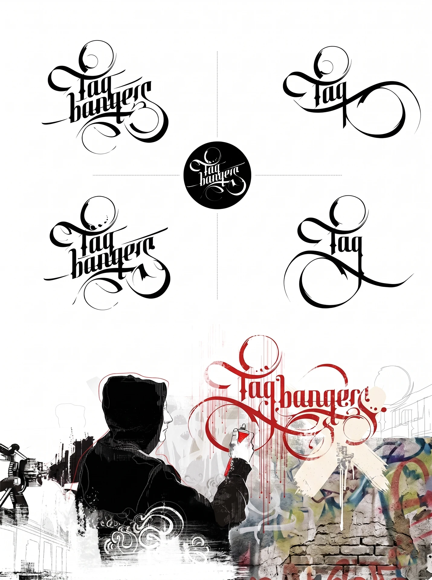 Identidad visual & Web para Tagbangers Rebranding, 2012