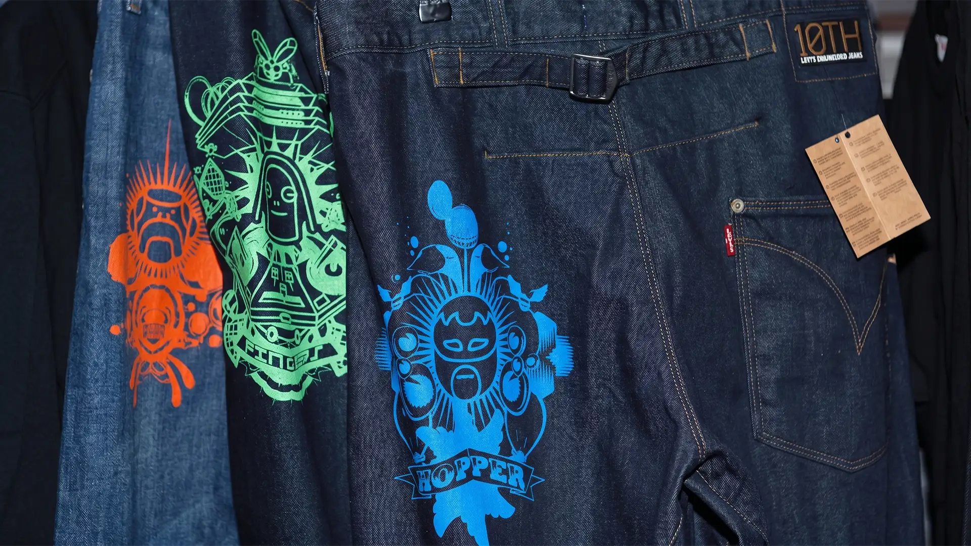 Instalación ilustrada para Levi’s Twisted, 2012