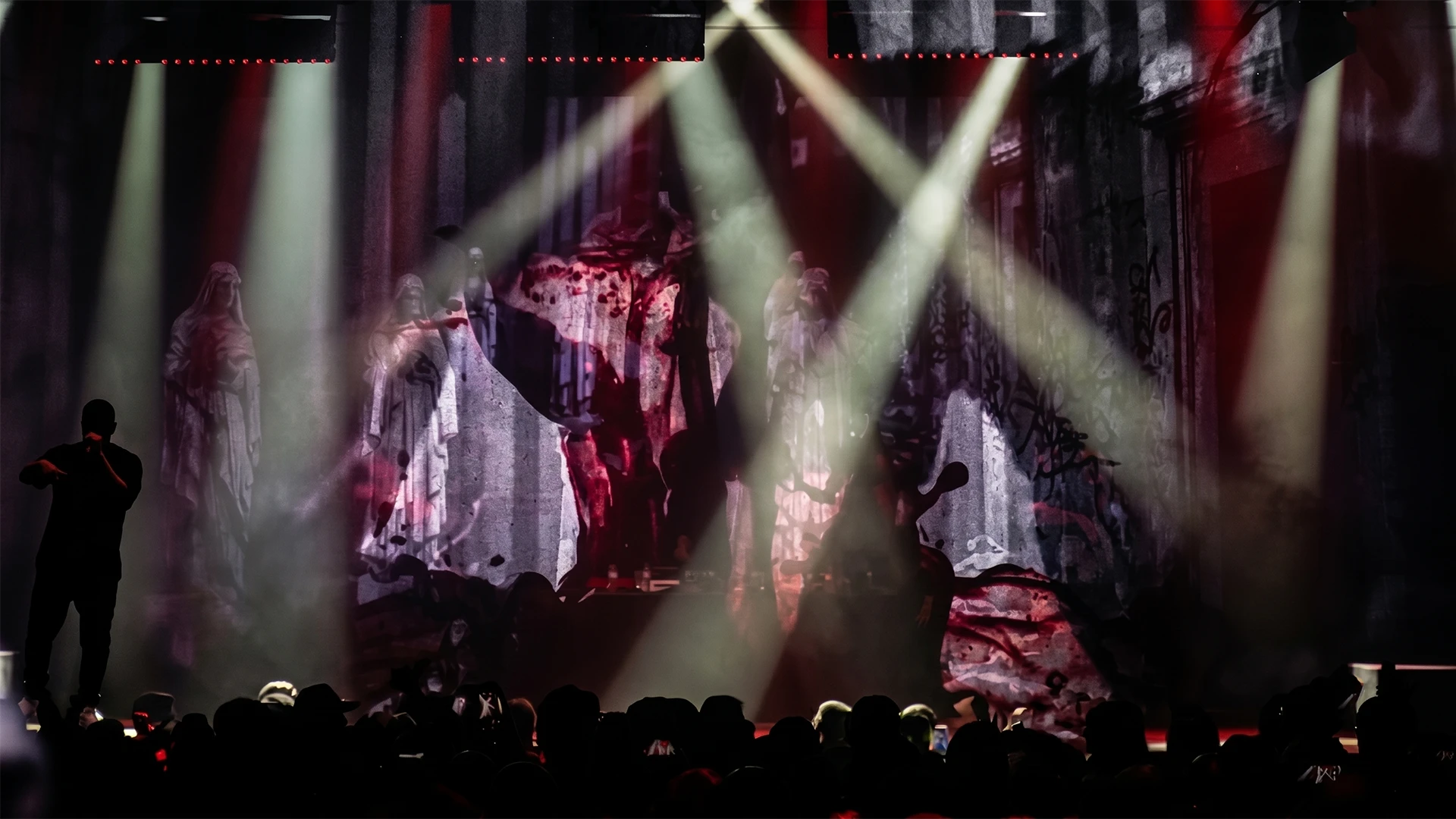Visuales de concierto para Nach, Destino Tour, 2026