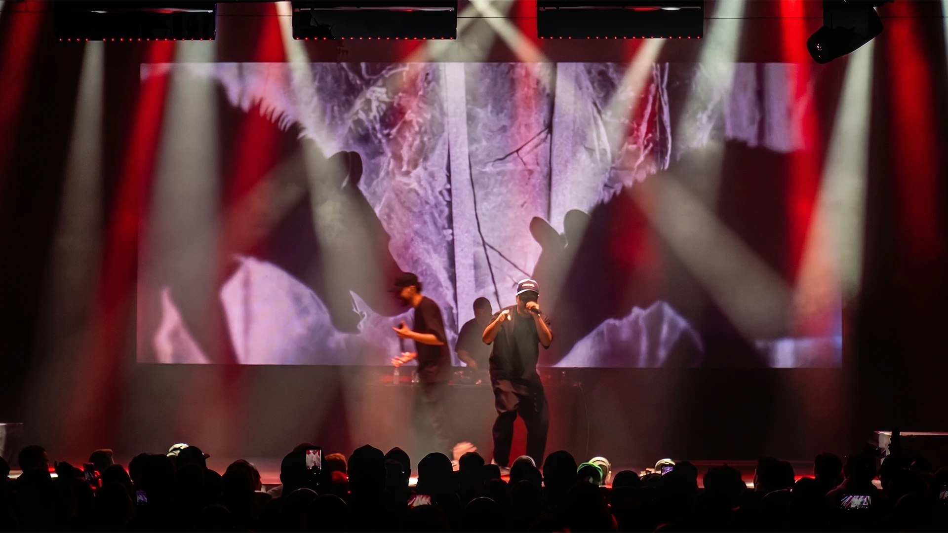 Visuales de concierto para Nach, Destino Tour, 2026