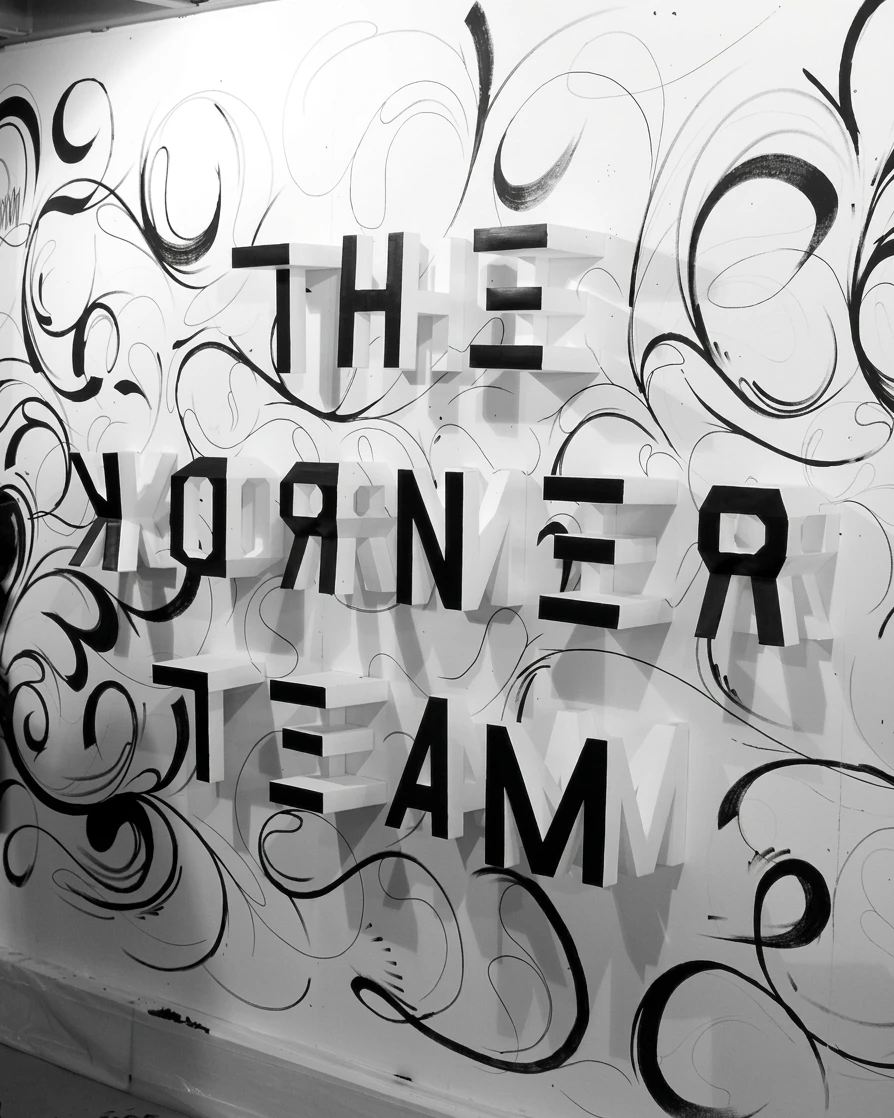 Tipografía 4D para Lo Siento Studio, Exposición Max Gärtner, 2012