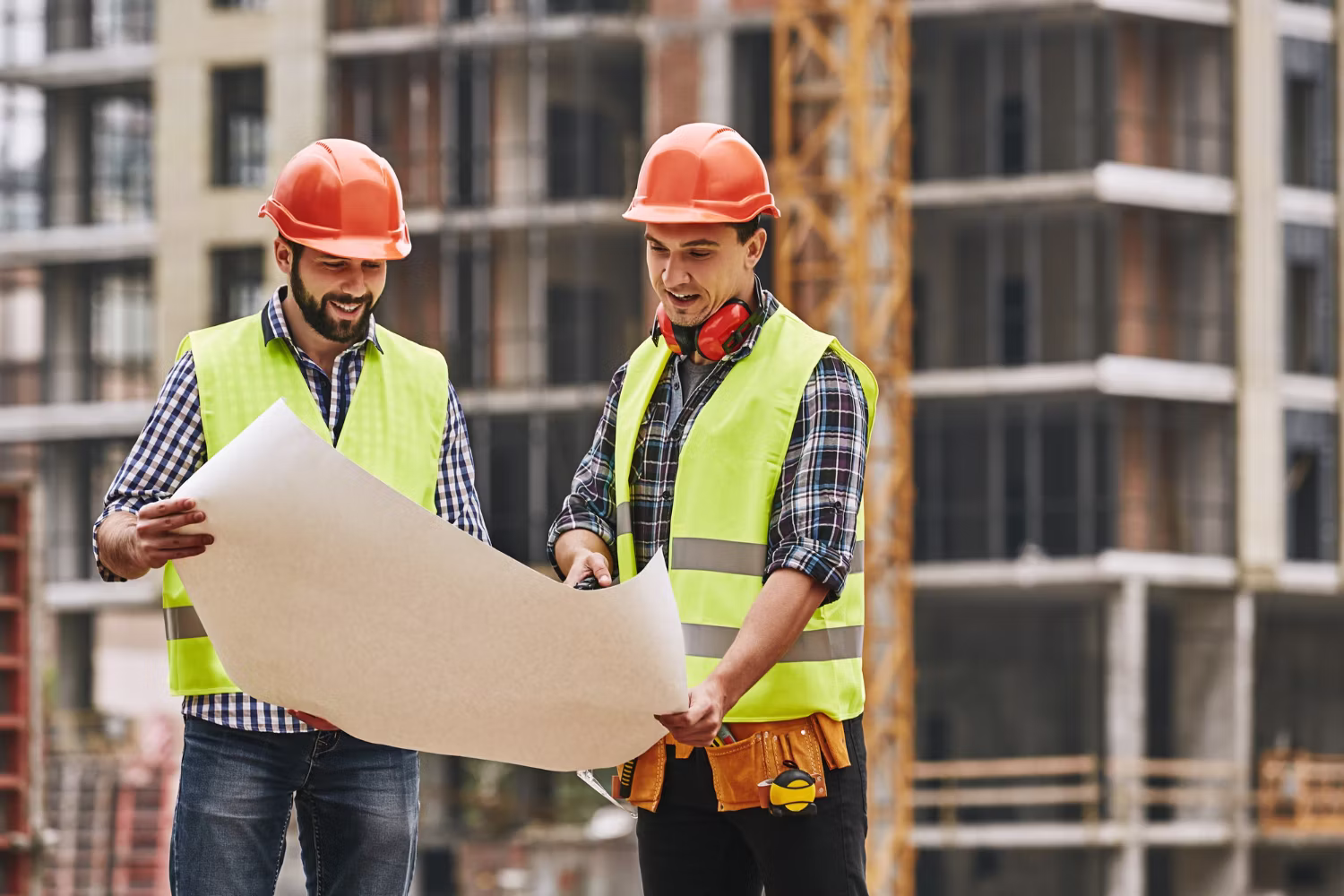 Hero image for construction landing page
