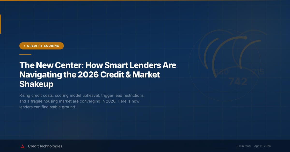 The New Center: How Smart Lenders Are Navigating the 2026 Credit & Market Shakeup