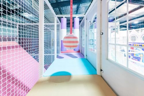 image of a birthday party setup