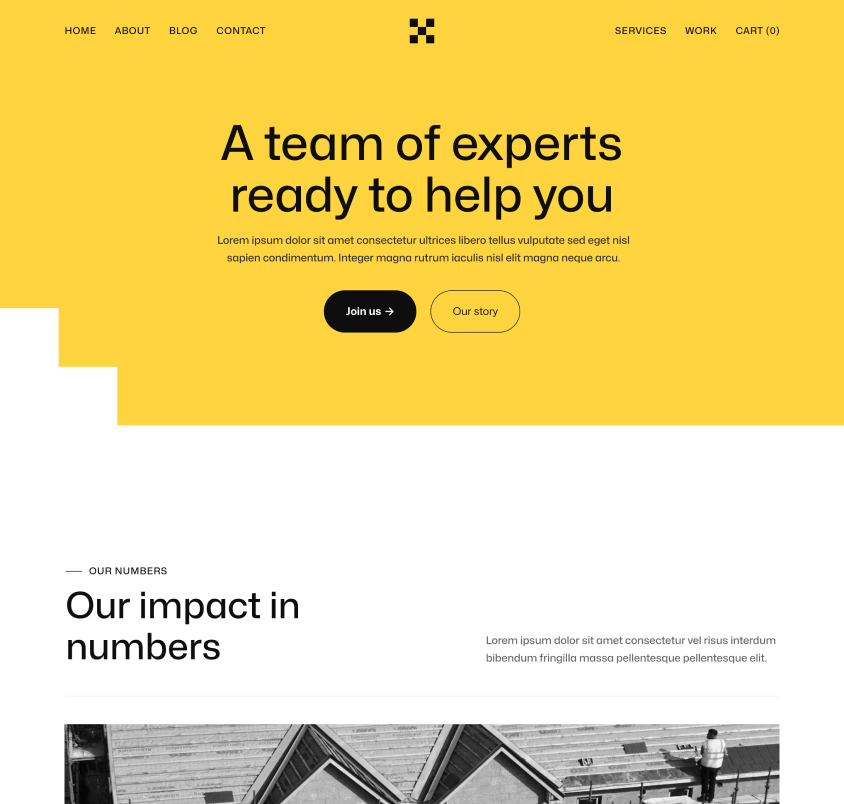 Contructify X - About Page - Construction Webflow Template