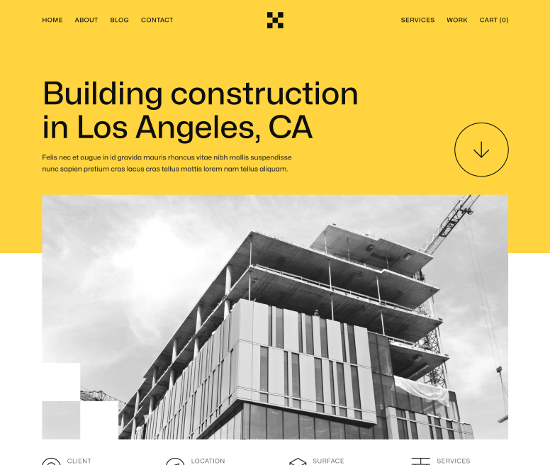 Contructify X - Project Single Page - Construction Webflow Template